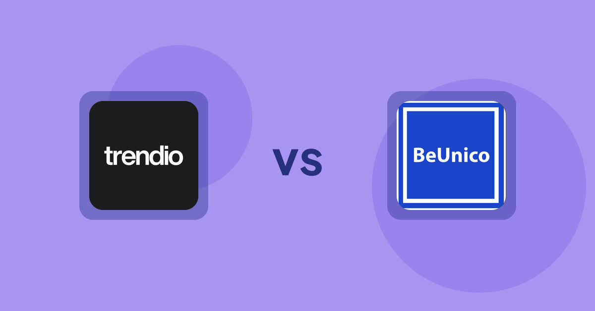 Shopify Product Display Apps: Trendio vs BeUnico