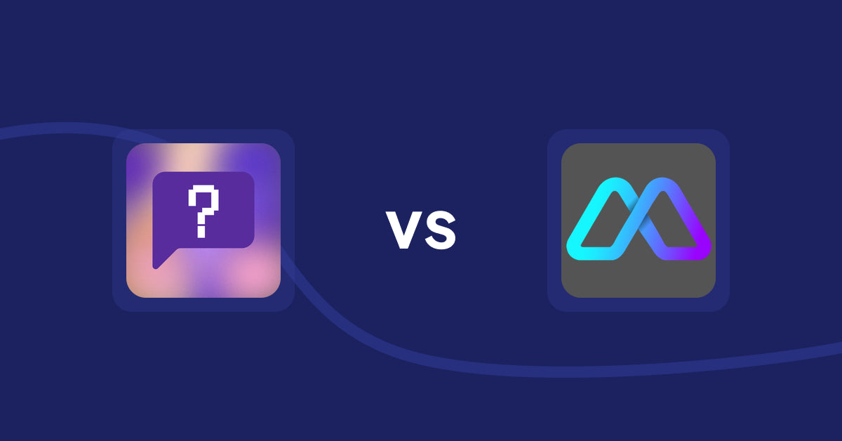 Shopify Product Display Apps: FAQbucket ‑ Help Center & FAQ vs Metadrob: Create Virtual Store