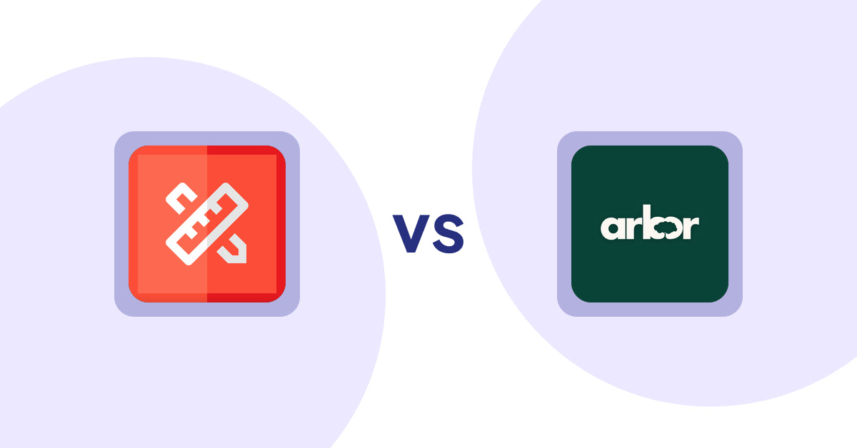 Shopify Product Display Apps: RT: Size Chart, Size Guide vs Arbor ― Carbon Transparency
