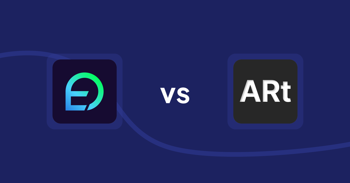 Shopify Product Display Apps: EasyDisplay: Product Showcase vs Wall Art Viewer AR