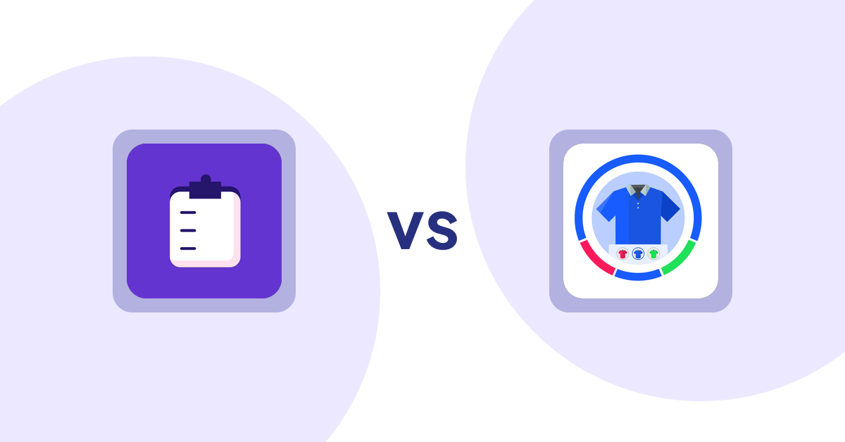 Shopify Product Display Apps: WSH Order Form & ReOrder vs. EVS ‑ Easy Variation Swatches
