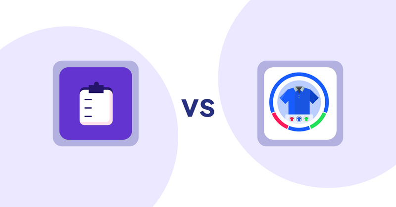 Shopify Product Display Apps: WSH Order Form & ReOrder vs. EVS ‑ Easy Variation Swatches