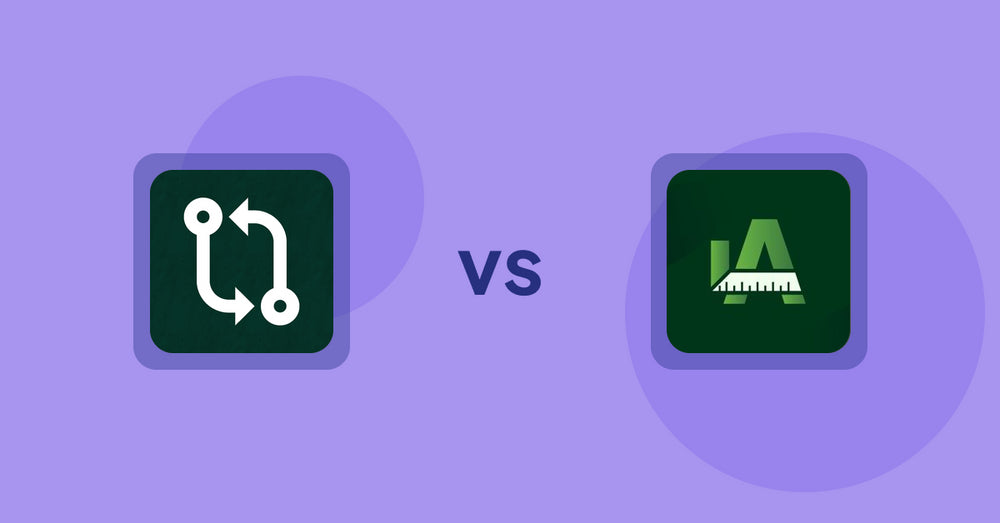Shopify Product Display Apps: Compareder ‑ Product Compare vs Easy Size Chart by Akeans