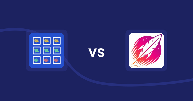 Shopify Product Display Apps: Pixc: Visual Merchandising vs Wordsmith: Content Generator