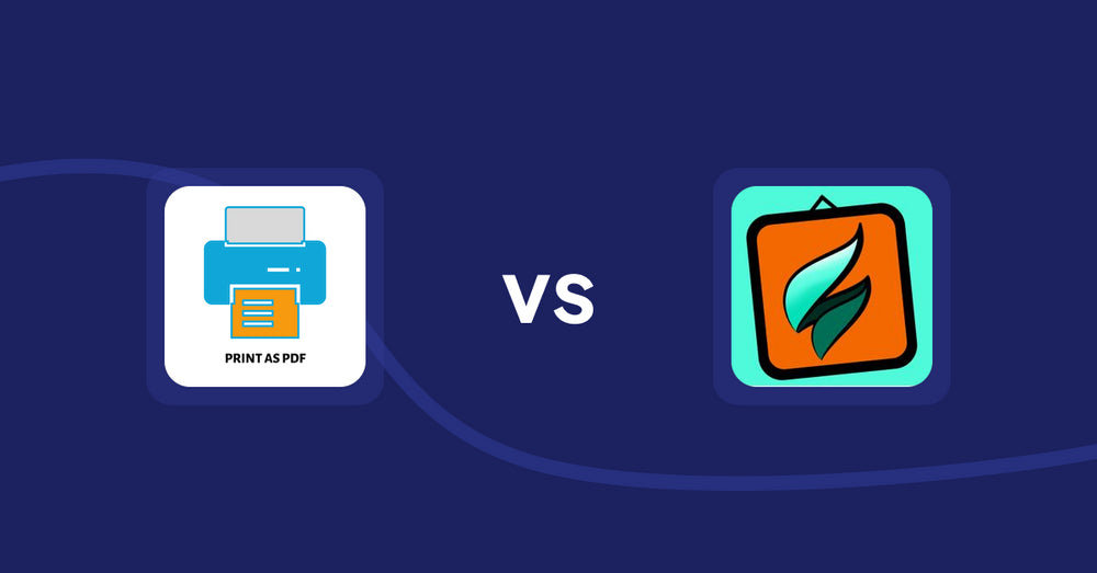 Shopify Product Display Apps: LitPDP ‑ Print as PDF vs SMART ‑ Art Product Builder