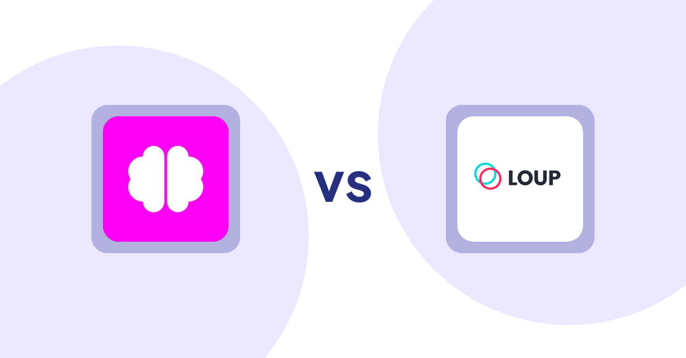 Shopify Product Display Apps: Brainy: AI SEO & Content Boost vs. Loup: Sell on Instagram
