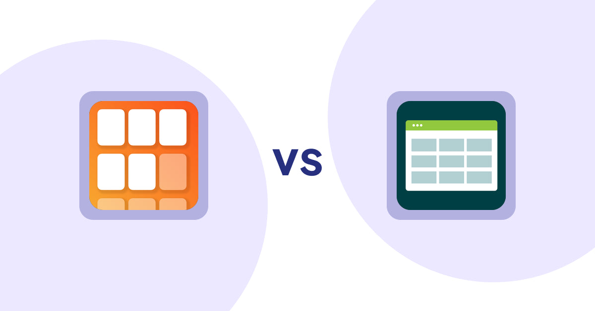 Shopify Product Display Apps: Scroll Bee ‑ Infinite Scroll vs Product Table