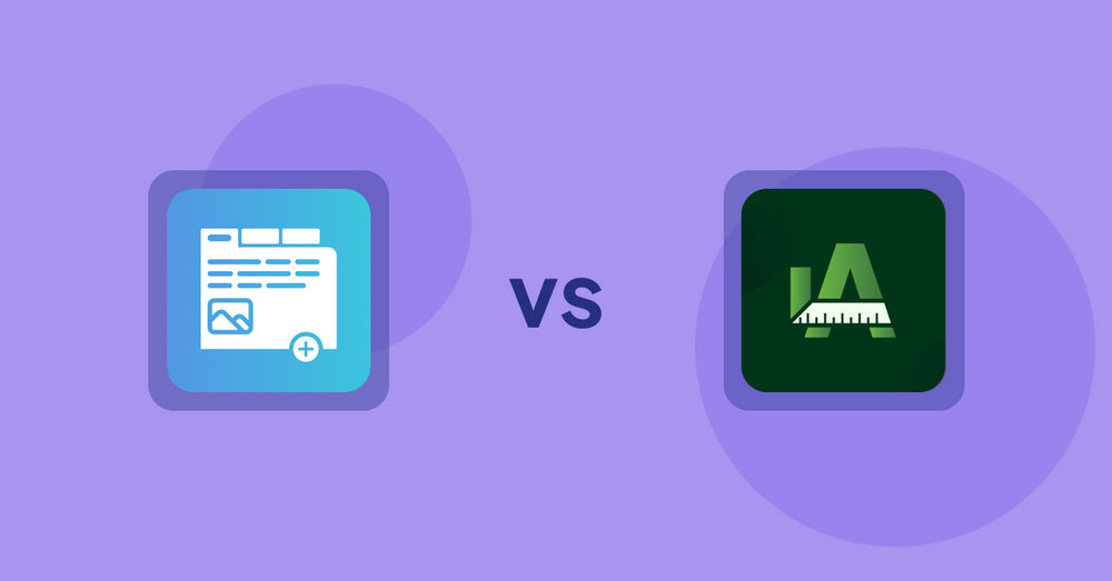 Shopify Product Display Apps: Advanced Product Tabs vs Easy Size Chart by Akeans