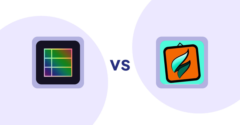 Shopify Product Display Apps: TableFlow Specification Table vs SMART ‑ Art Product Builder