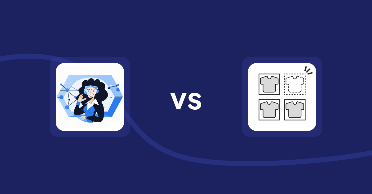 Shopify Product Display Apps: Eva AI: Optimize Descriptions vs シンプル売り切れ非表示｜在庫切れ商品の表示変更