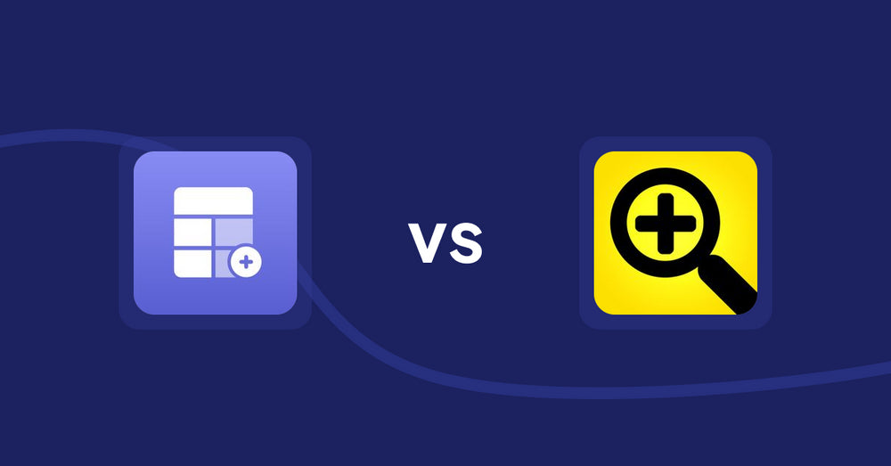Shopify Product Display Apps: Eazy Specification Tags Table vs Fast View: Fastest Quick View