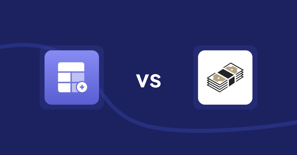 Shopify Product Display Apps: Eazy Specification Tags Table vs シンプルクラウドファンディング｜お手軽自社クラファン