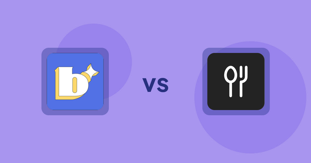 Shopify Product Display Apps: Because: CRO + Personalization vs ServeUp ‑ Restaurant Menu