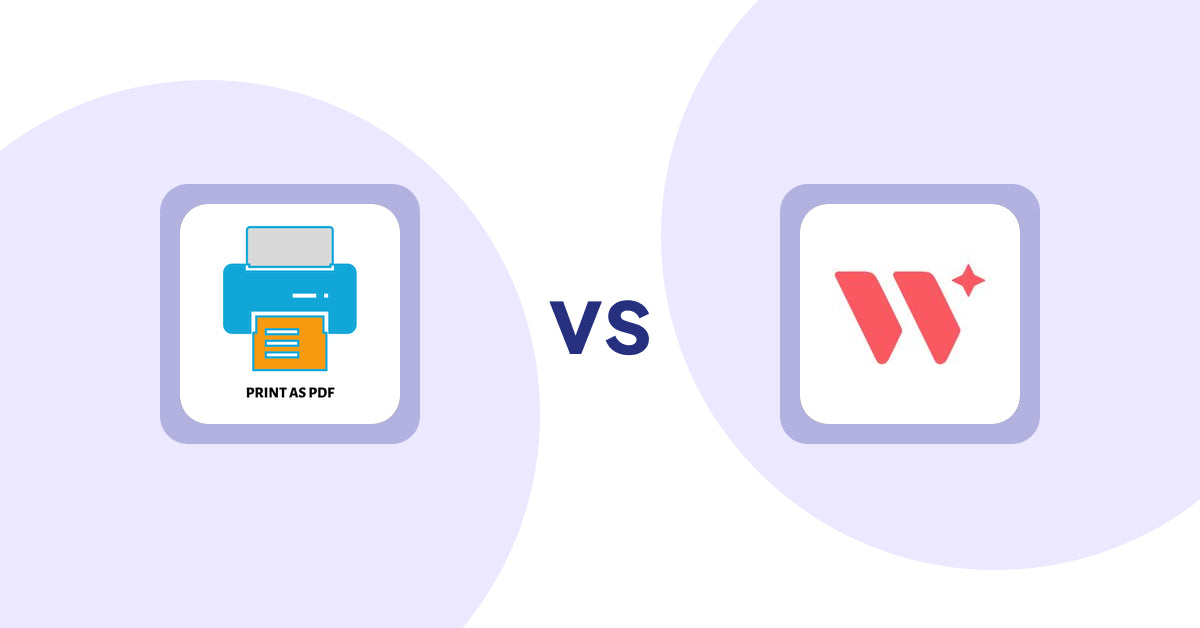 Shopify Product Display Apps: LitPDP ‑ Print as PDF vs Wizart Visualizer