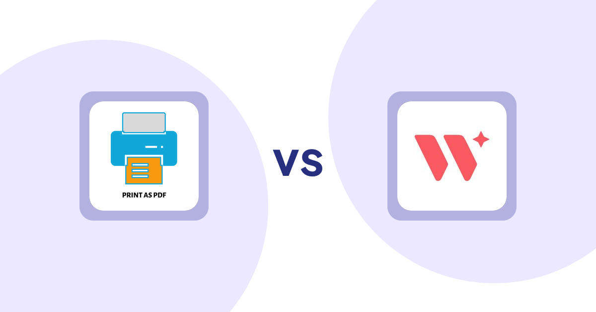 Shopify Product Display Apps: LitPDP ‑ Print as PDF vs Wizart Visualizer