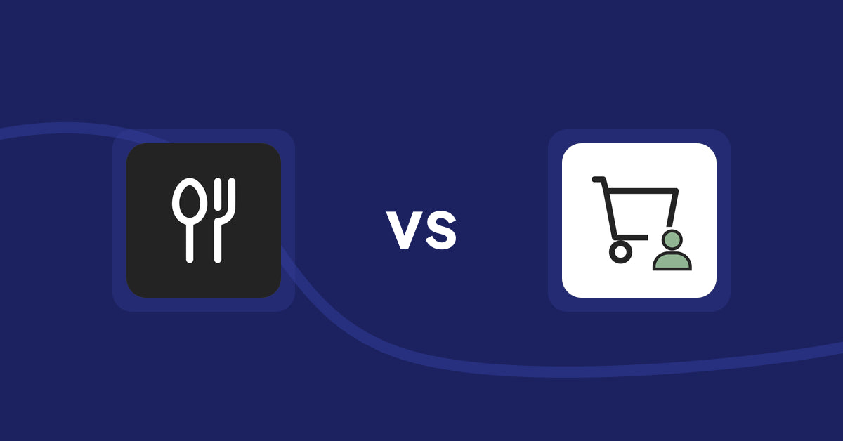 Shopify Product Display Apps: ServeUp ‑ Restaurant Menu vs シンプル会員注文割引｜お手軽ログインセール設定
