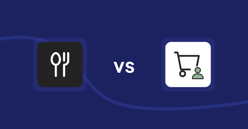 Shopify Product Display Apps: ServeUp ‑ Restaurant Menu vs シンプル会員注文割引｜お手軽ログインセール設定