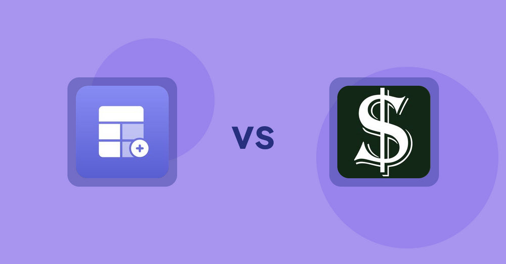 Shopify Product Display Apps: Eazy Specification Tags Table vs Selling Fast