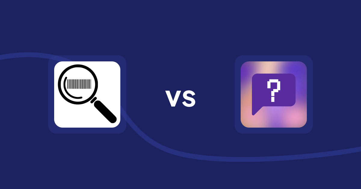 Shopify Product Display Apps: ScanZ ‑ Find and Import Easy vs FAQbucket ‑ Help Center & FAQ