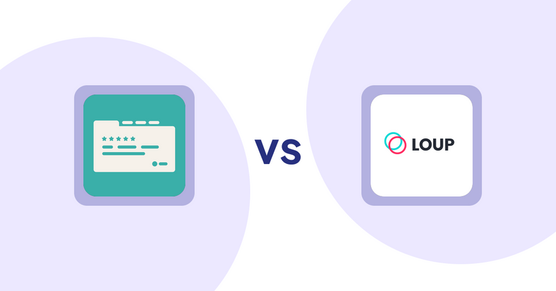Shopify Product Display Apps: Smart Tabs ‑ Product Tabs vs Loup: Sell on Instagram