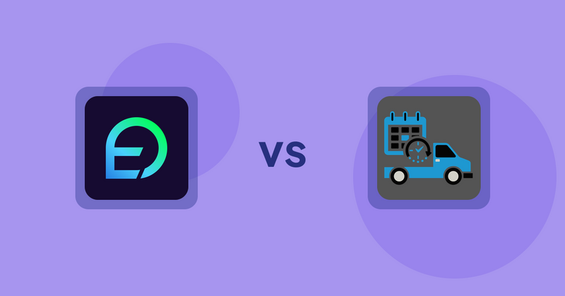 Shopify Product Display Apps: EasyDisplay: Product Showcase vs H3 Estimated Delivery