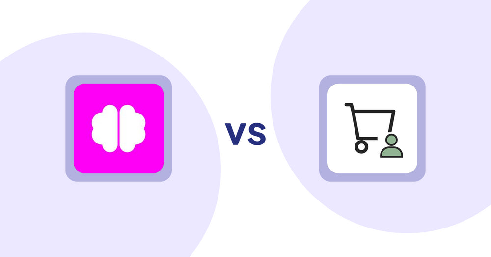 Shopify Product Display Apps: Brainy: AI SEO & Content Boost vs シンプル会員注文割引｜お手軽ログインセール設定