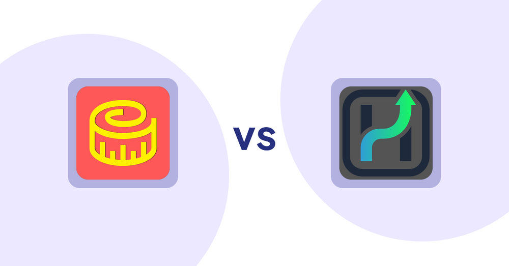 Shopify Product Display Apps: Snake Size Chart & Size Guide vs. Heuristic Commerce