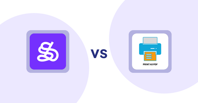 Shopify Product display Apps: WeShop AI: Model&Product Photo vs LitPDP ‑ Print as PDF