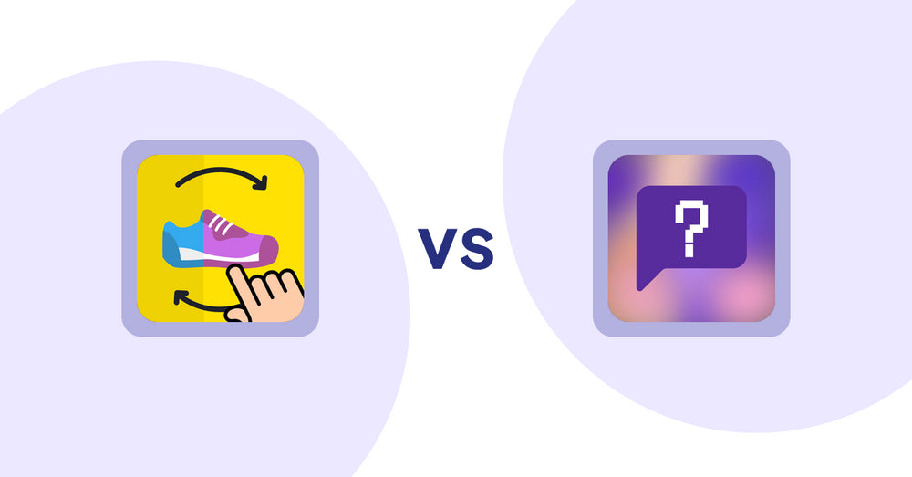 Shopify Product Display Apps: GG Quick View & Hover Slider vs. FAQbucket ‑ Help Center & FAQ