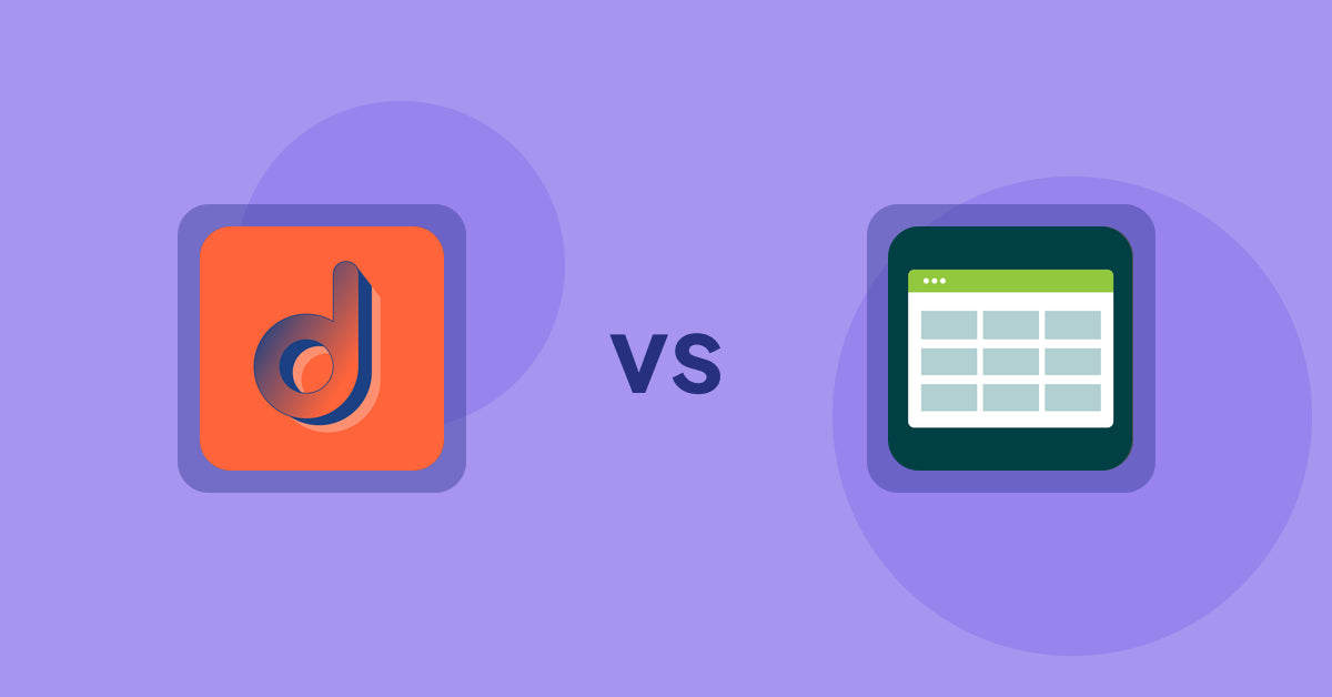 Shopify Product Display Apps: Social Shopper Pro ‑ Instagram vs Product Table