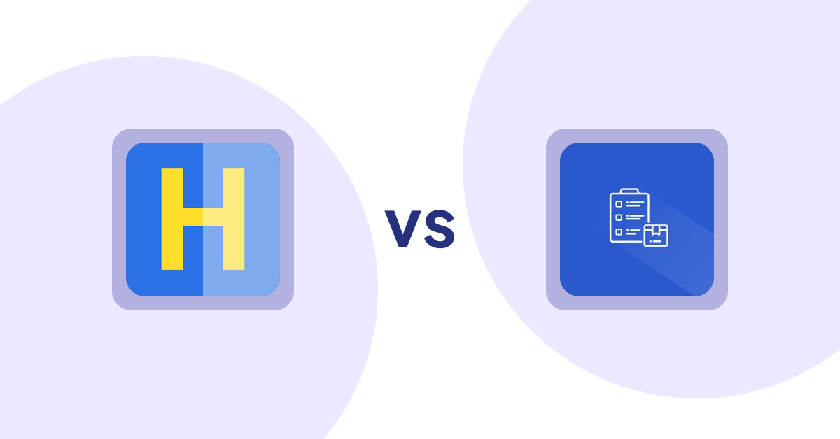 Shopify Product Display Apps: HiVar: Hide Sold Out Variants vs Addify - Products Table List