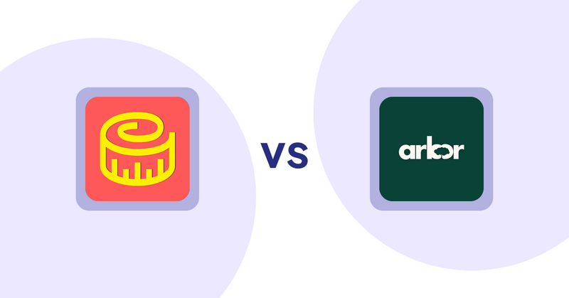 Shopify Product Display Apps: Snake Size Chart & Size Guide vs. Arbor ― Carbon Transparency