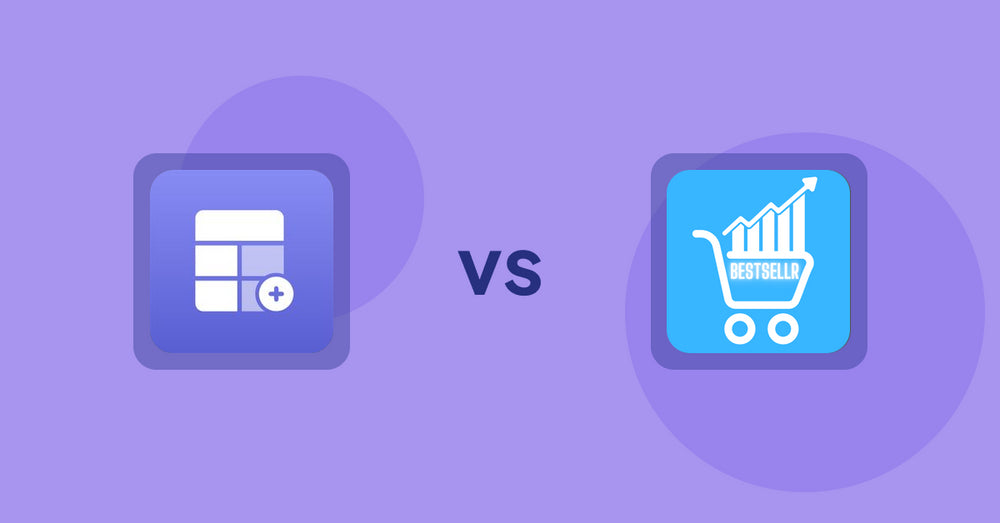 Shopify Product Display Apps: Eazy Specification Tags Table vs Bestsellr