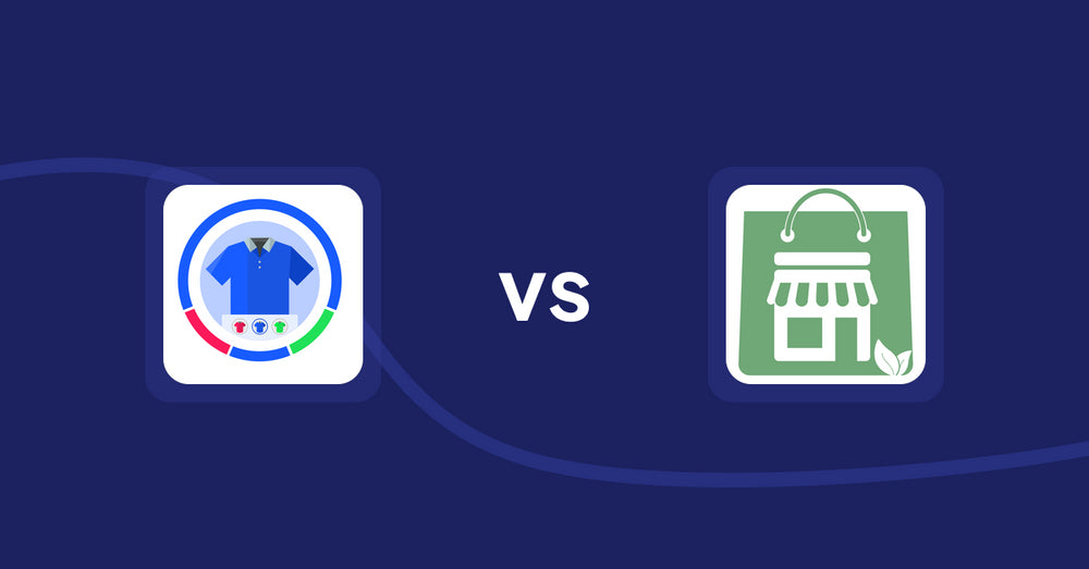 Shopify Product Display Apps: EVS ‑ Easy Variation Swatches vs Greeniemart