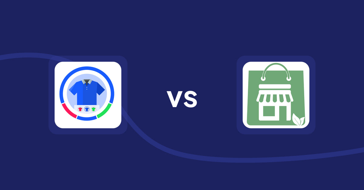 Shopify Product Display Apps: EVS ‑ Easy Variation Swatches vs Greeniemart