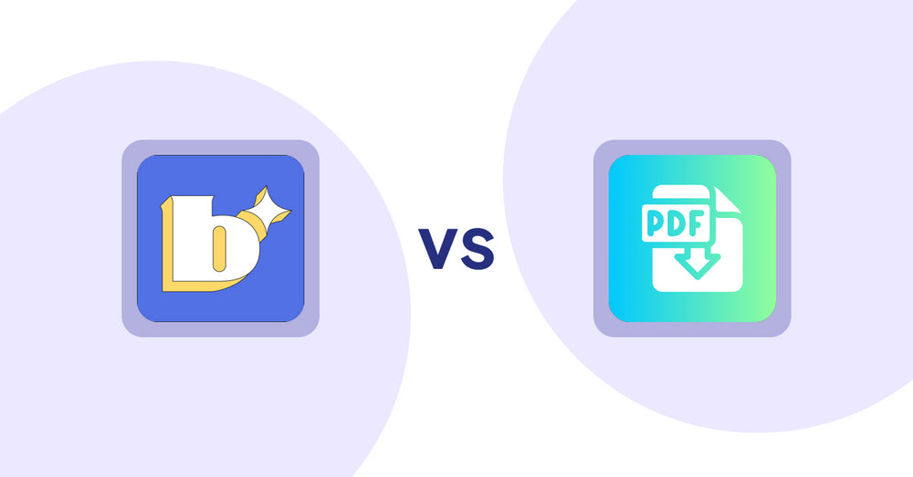 Shopify Product Display Apps: Because: CRO + Personalization vs Hukify ‑ PDF Catalog Printer