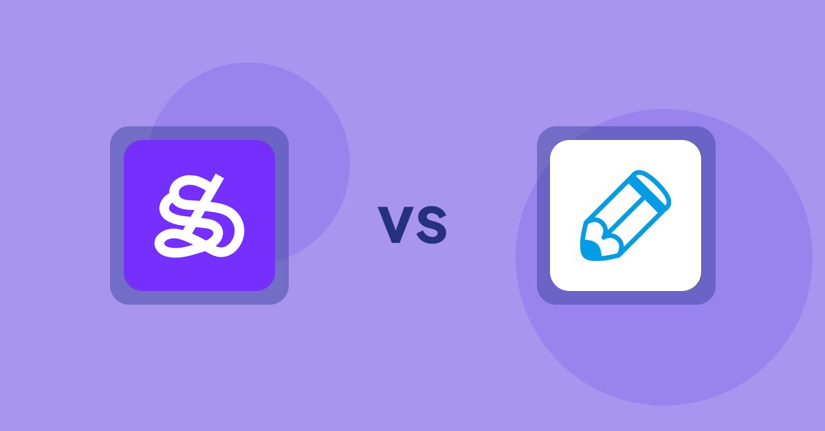 Shopify Product Display Apps: WeShop AI: Model & Product Photo vs Writer Sofia