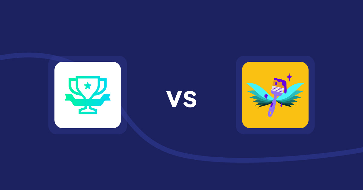 Shopify Product Display Apps: らくらくランキング表示アプリ｜リテリア Ranking vs Badgfly ‑ Product Personalizer