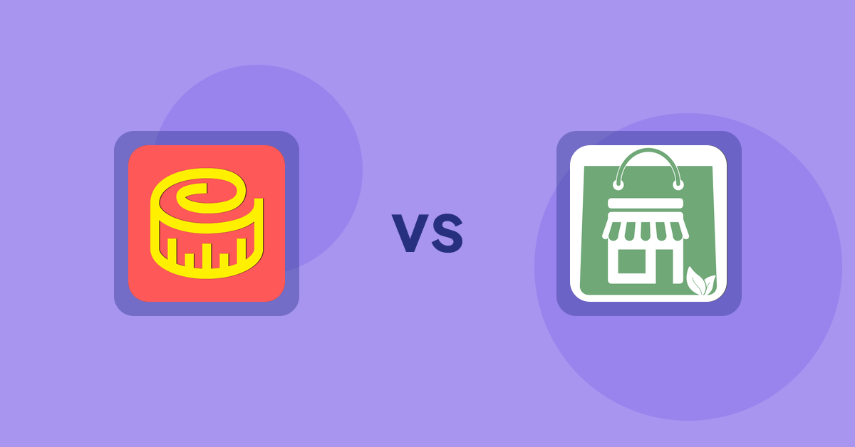 Shopify Product Display Apps Snake Size Chart & Size Guide vs Greenie