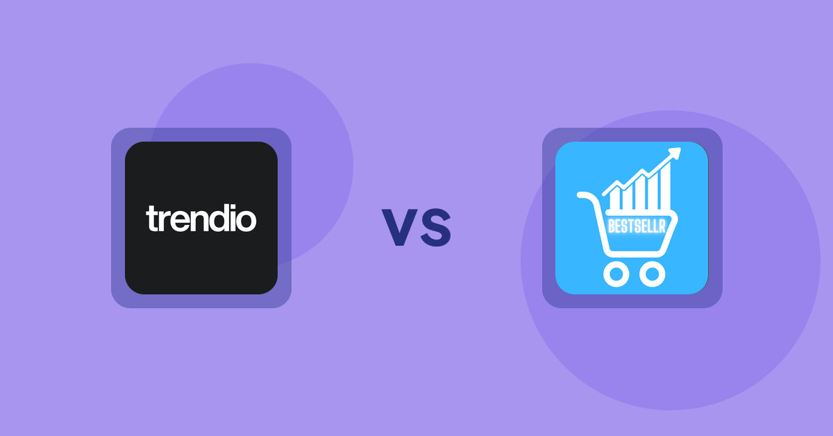 Shopify Product Display Apps: Trendio vs Bestsellr