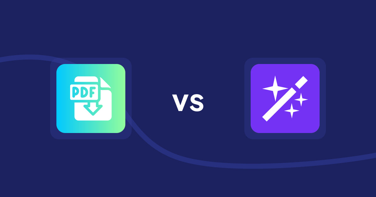 Shopify Product Display Apps: Hukify ‑ PDF Catalog Printer vs Magi ‑ AI Write Description