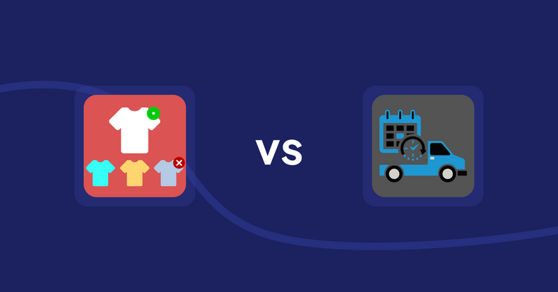 Shopify Product Display Apps: ST: Product & Collection Sort vs H3 Estimated Delivery