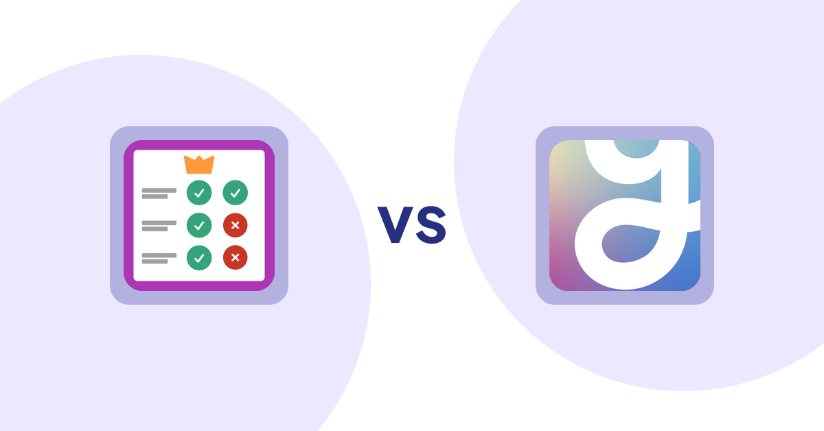 Shopify Product Display Apps: Pretty Comparison Tables vs Visual Merchandiser