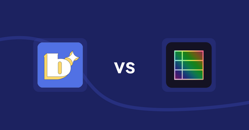 Shopify Product Display Apps: Because: CRO + Personalization vs TableFlow Specification Table