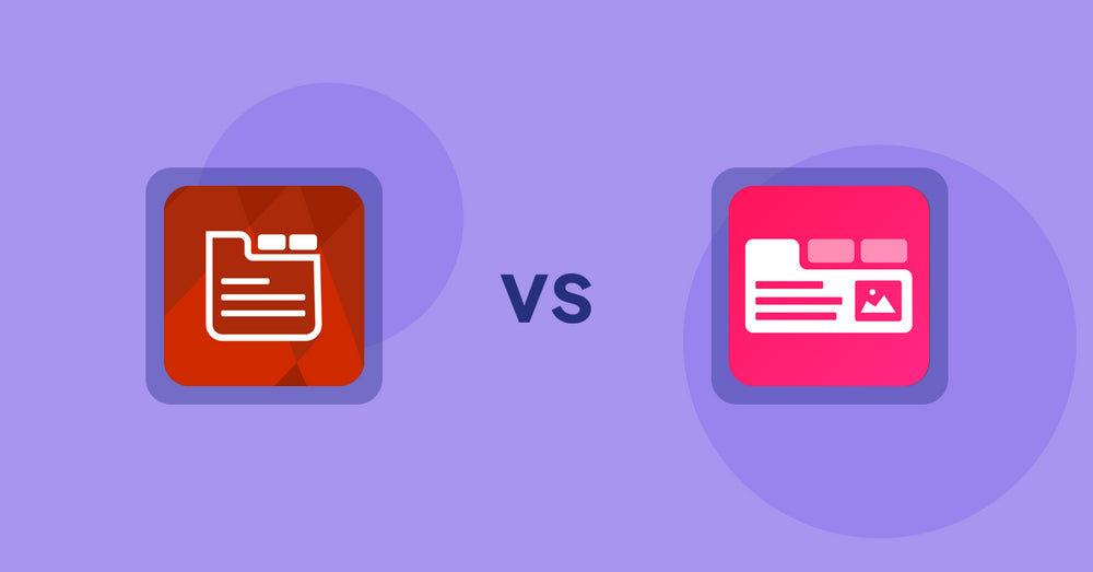 Shopify Product Display Apps: Tabs: SEO Product Tabs with AI vs Tabs+ Product Descriptions