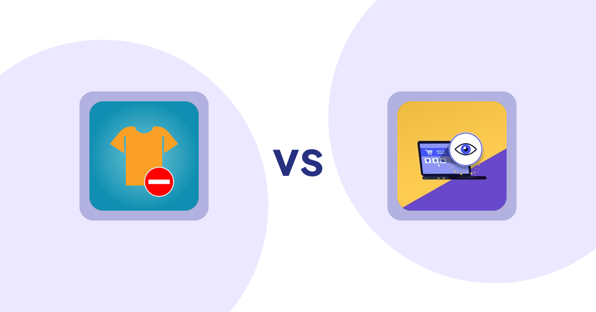 Shopify Product Display Apps: Products Unavailable vs ReVisit‑Recent Viewed Products