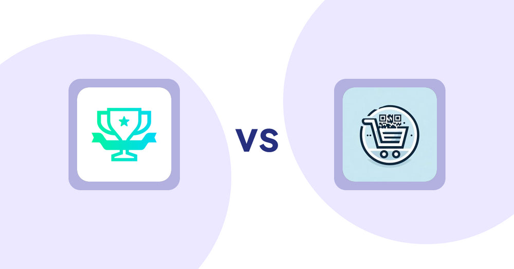 Shopify Product Display Apps: らくらくランキング表示アプリ｜リテリア Ranking vs QR Cartify