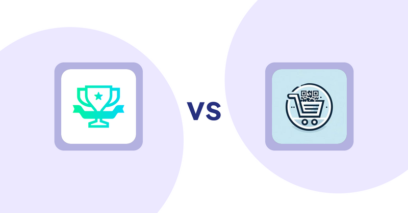 Shopify Product Display Apps: らくらくランキング表示アプリ｜リテリア Ranking vs QR Cartify