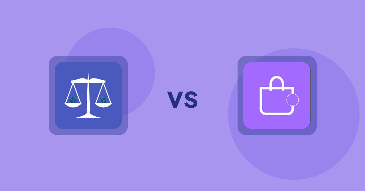 Shopify Product Display Apps: Equate ‑ Product Compare vs ShowMe: Product Showcases