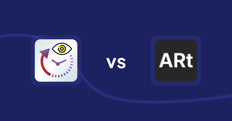 Shopify Product Display Apps: JustViewed ‑ Recently Products vs. Wall Art Viewer AR